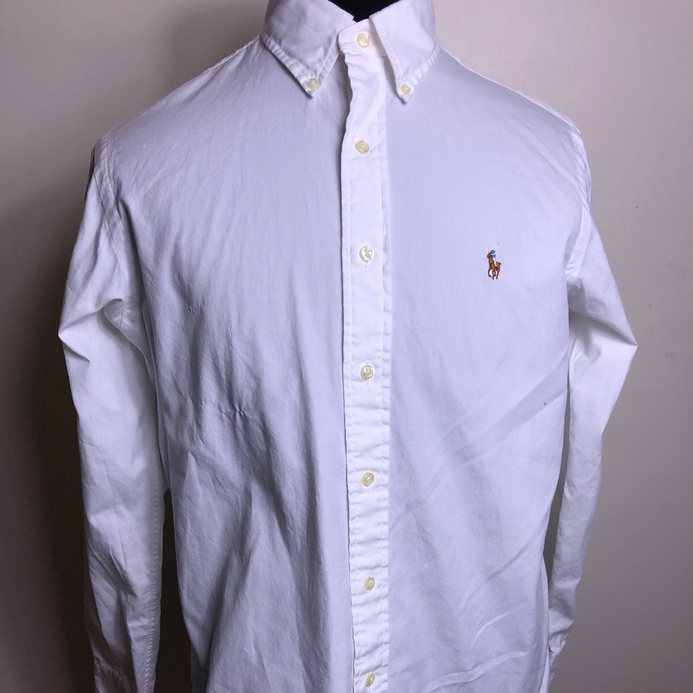 Ralph Lauren White Dress Shirt Classic Fit
